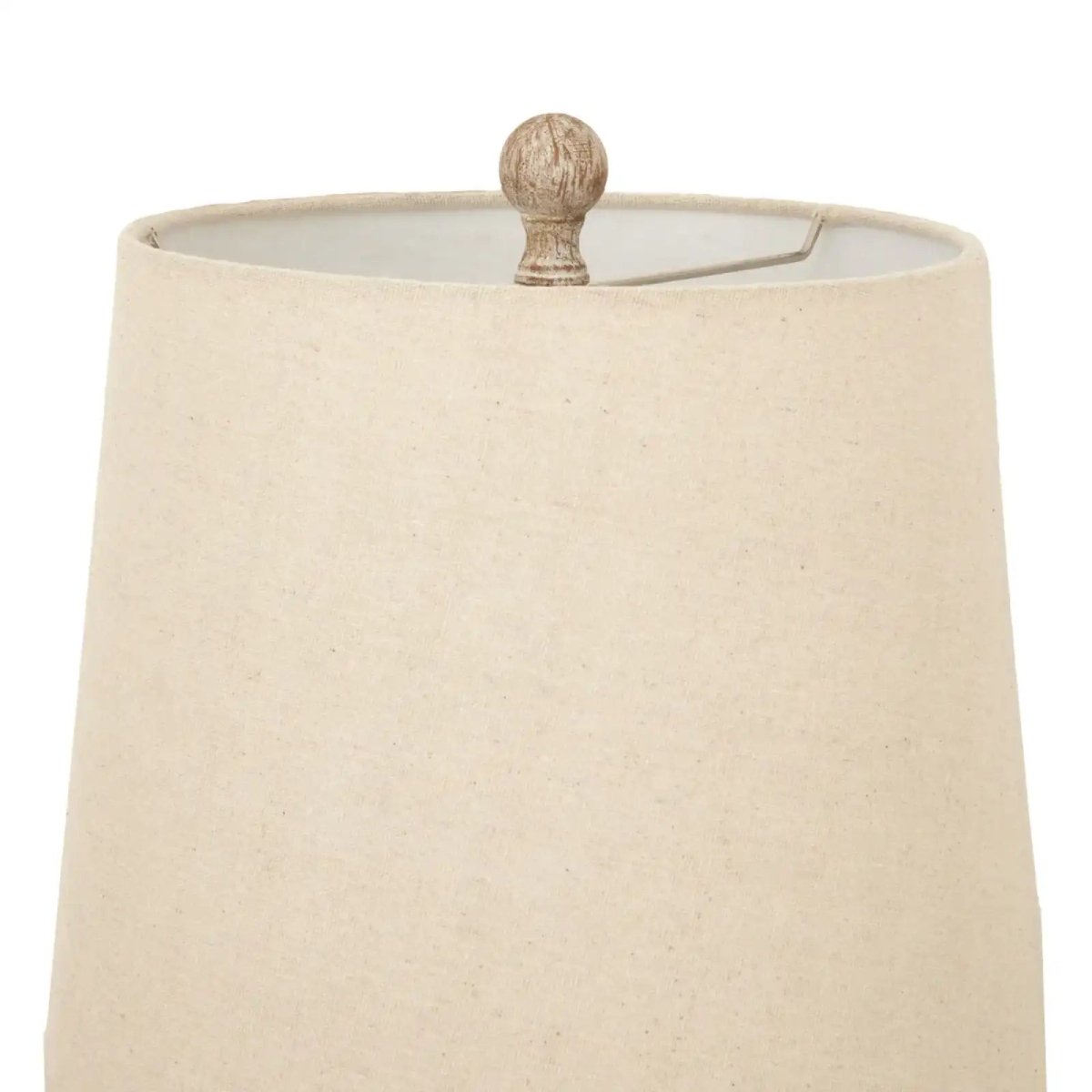 Chiaro Candlestick Table Lamp With Linen Shade - Price Crash Furniture