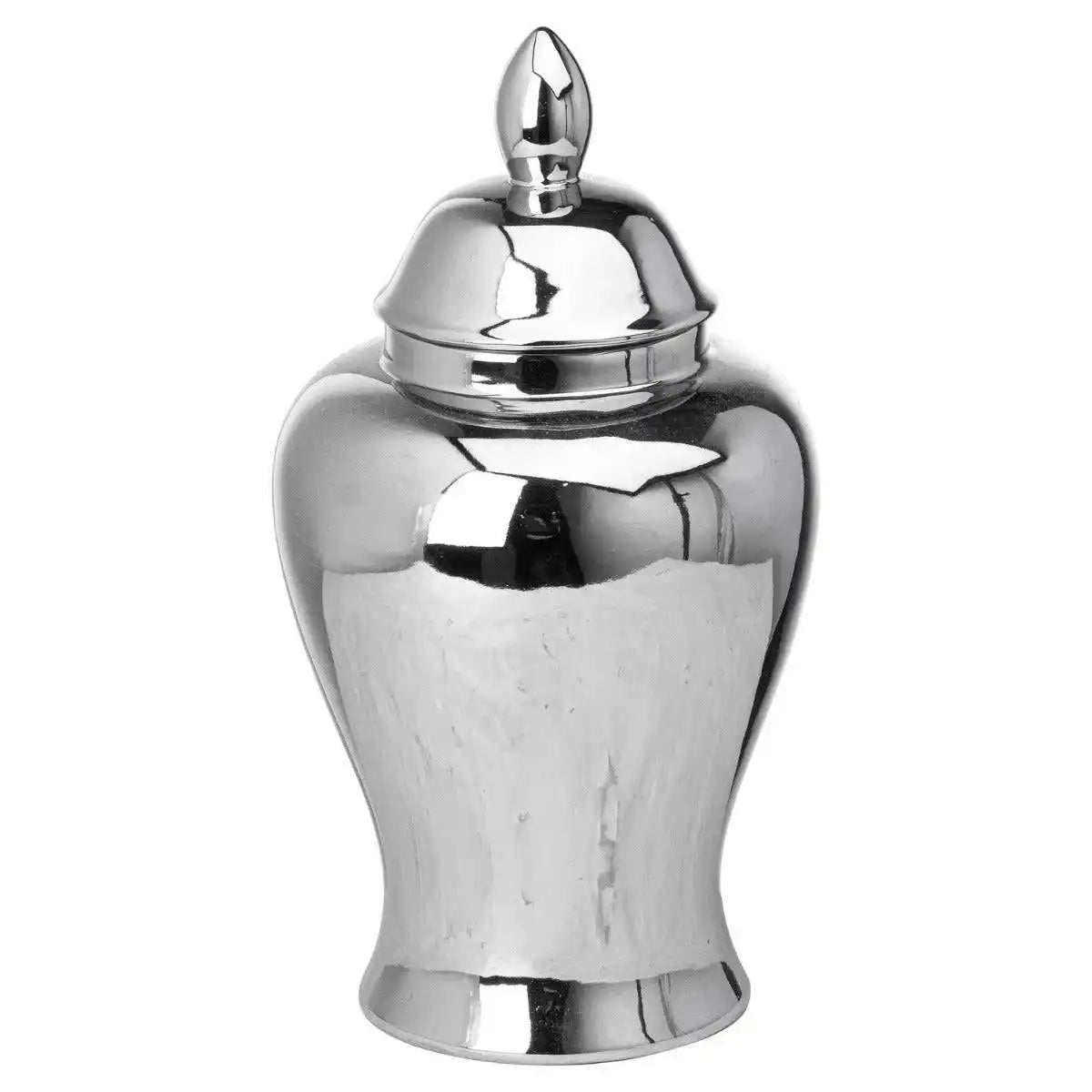 Chrome Ginger Jar - Price Crash Furniture