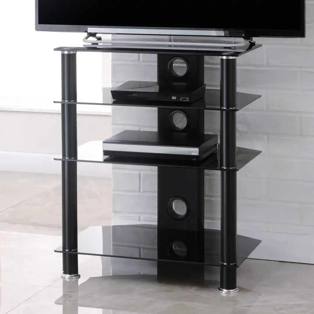 Classik HiFi Rack in Black - Price Crash Furniture