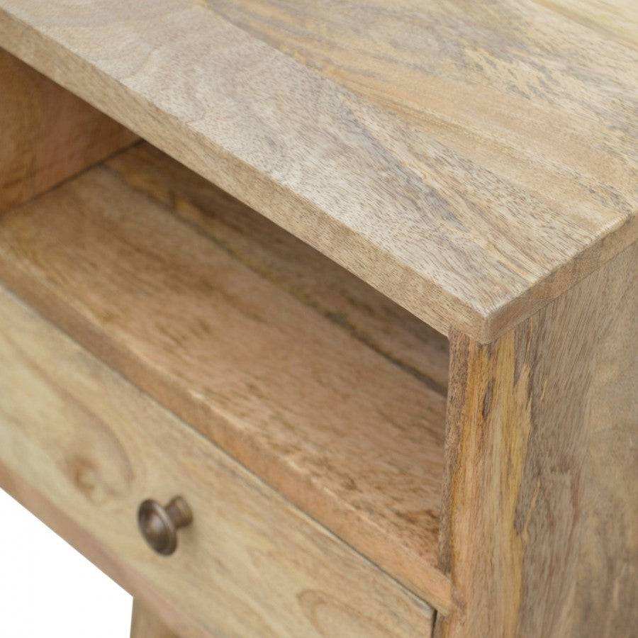Compact Modern Oak - ish Bedside - Price Crash Furniture