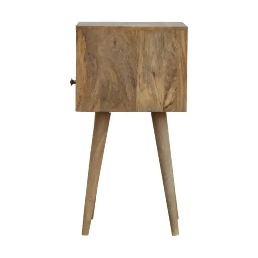 Compact Modern Oak-ish Bedside - Price Crash Furniture