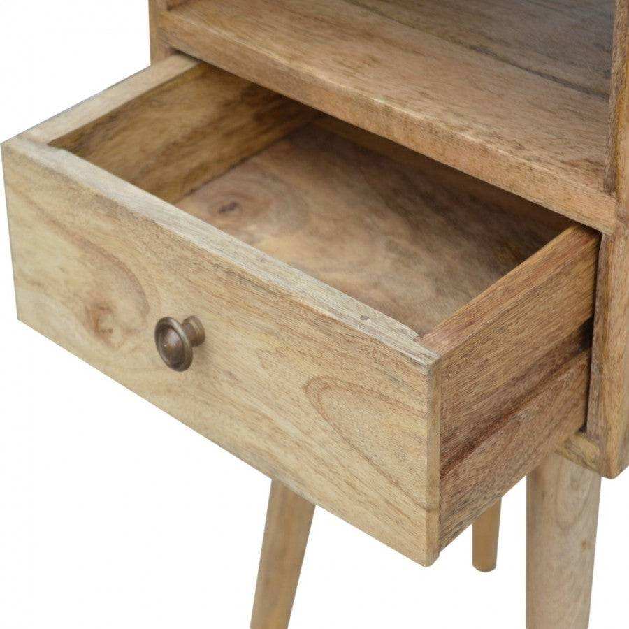 Compact Modern Oak - ish Bedside - Price Crash Furniture