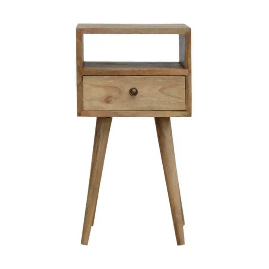 Compact Modern Oak - ish Bedside - Price Crash Furniture