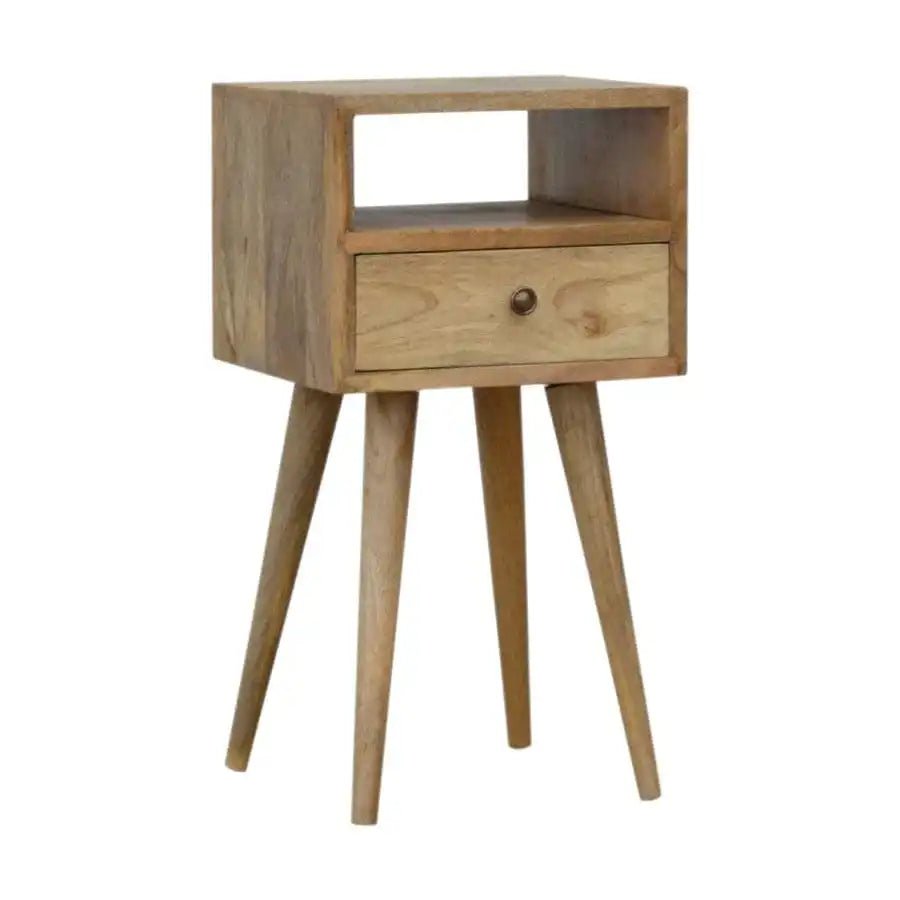 Compact Modern Oak - ish Bedside - Price Crash Furniture