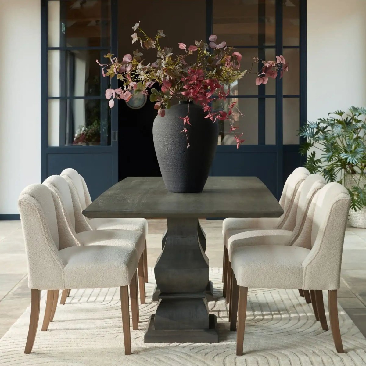Compton Boucle Dining Chair - Price Crash Furniture