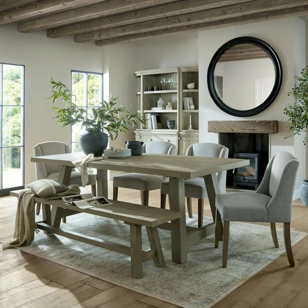 Compton Grey Dining Chair - Price Crash Furniture