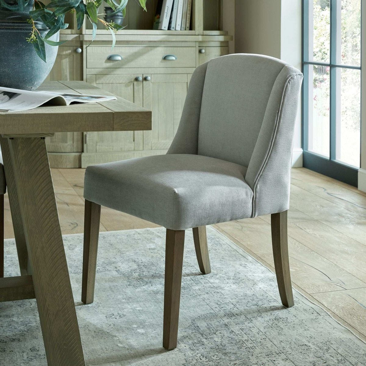 Compton Grey Dining Chair - Price Crash Furniture