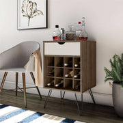 Concord Beverage Storage Stand in Brown Oak by Dorel - Price Crash Furniture