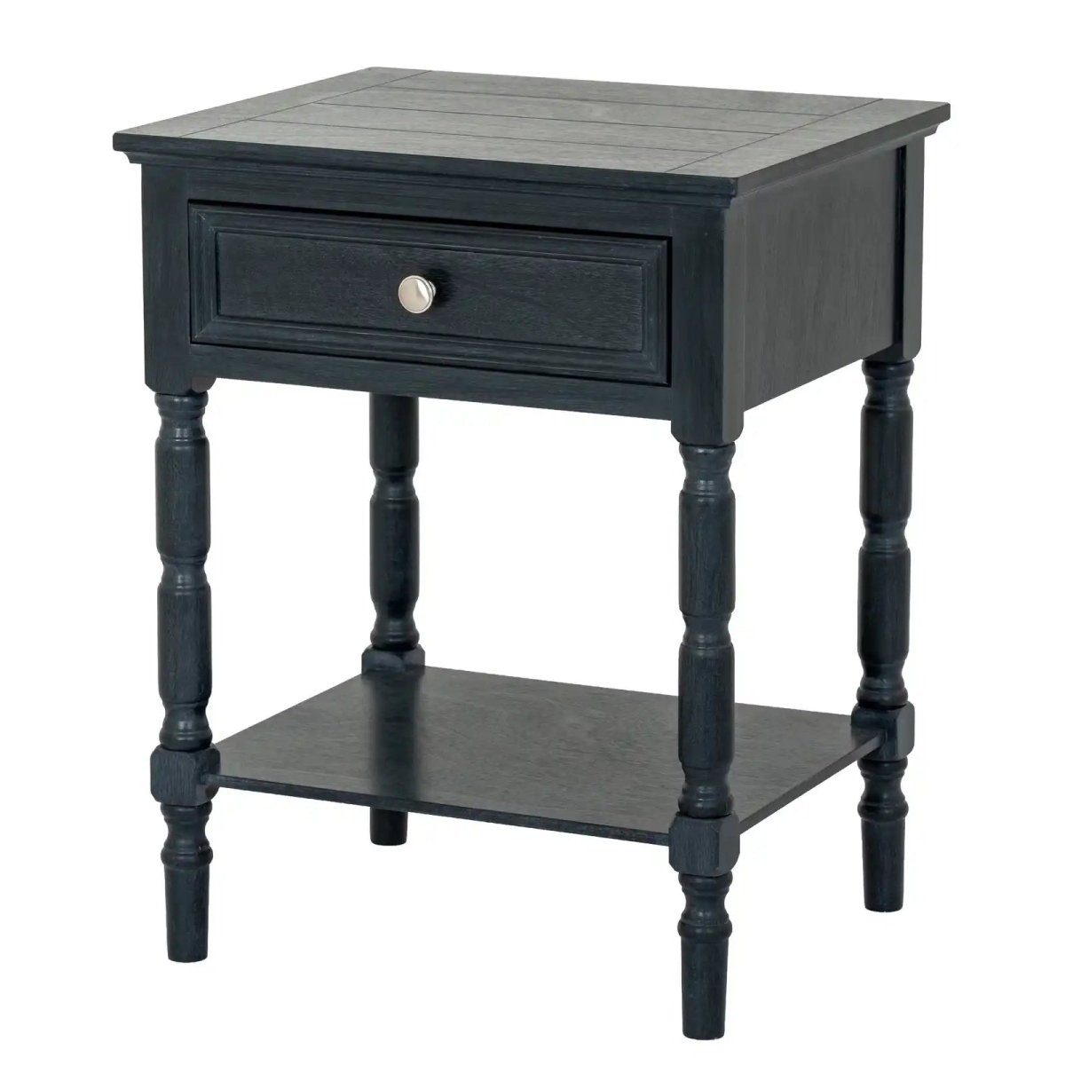 Contour Collection 1 Drawer Side Table - Price Crash Furniture