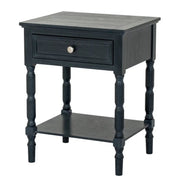 Contour Collection 1 Drawer Side Table - Price Crash Furniture