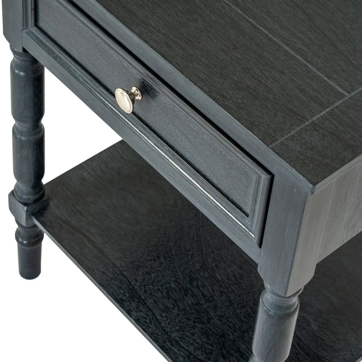 Contour Collection 1 Drawer Side Table - Price Crash Furniture