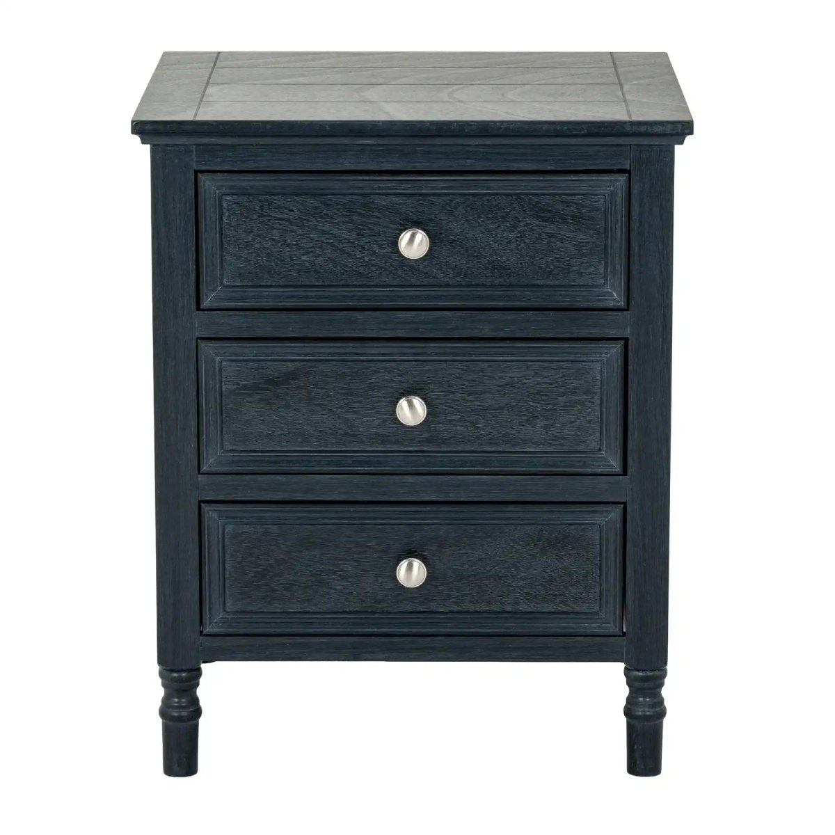Contour Collection 3 Drawer Bedside Table - Price Crash Furniture