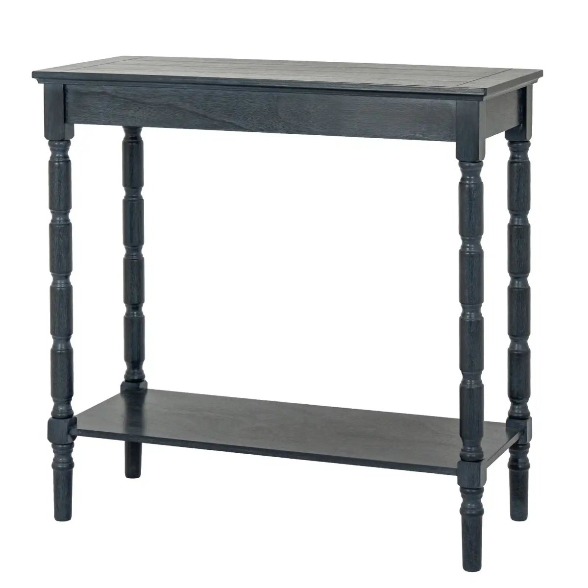 Contour Collection Console Table in Black - Price Crash Furniture