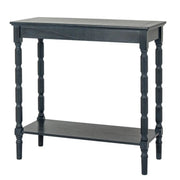 Contour Collection Console Table in Black - Price Crash Furniture