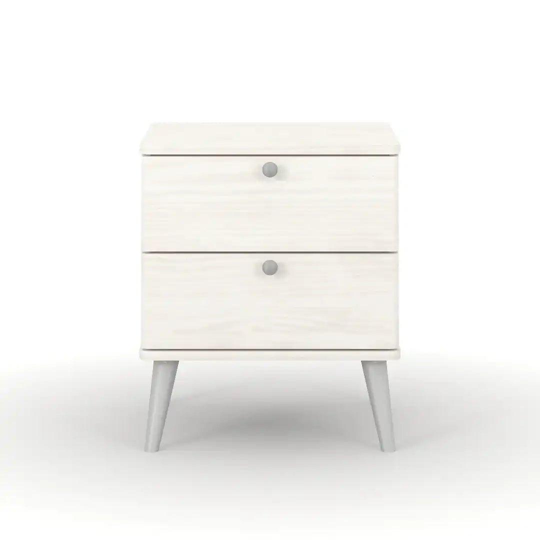 Core Augusta Curve 2 drawer bedside cabinet - Price Crash Furniture