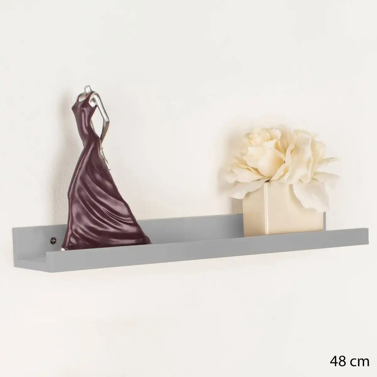 Core Dura Foiled White 48cm Display Wall Shelf - Price Crash Furniture