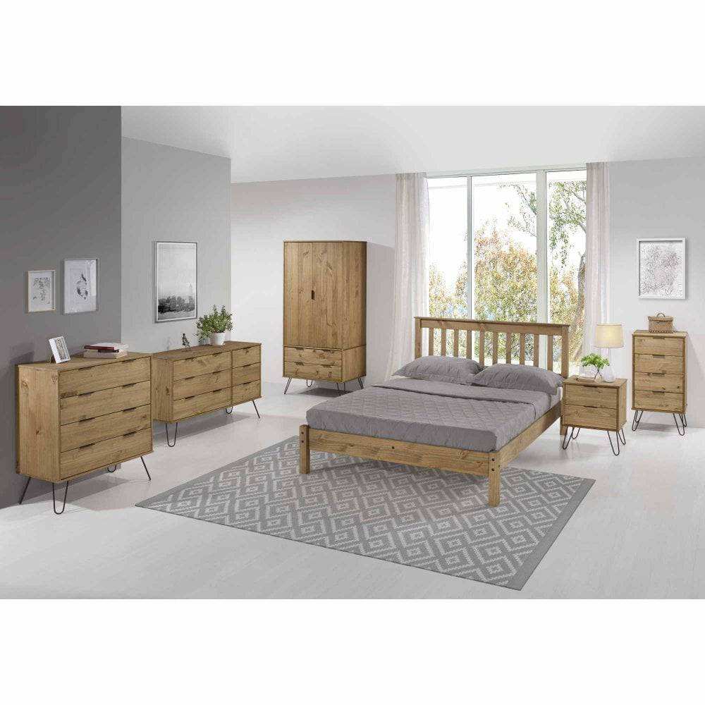 Core Products Augusta 2 Drawer Bedside Cabinet - Price Crash Furniture