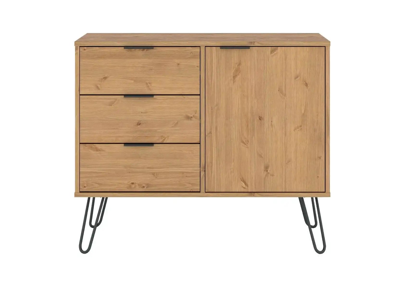 Core Products Augusta Small Sideboard 1 Door 3 Drawer - Price Crash Furniture