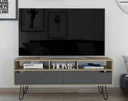 Core Manhattan 2 Drawer Bleached Pine TV Stand - Price Crash Furniture
