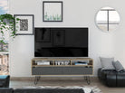 Core Manhattan 2 Drawer Bleached Pine TV Stand - Price Crash Furniture