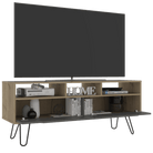 Core Manhattan 2 Drawer Bleached Pine TV Stand - Price Crash Furniture