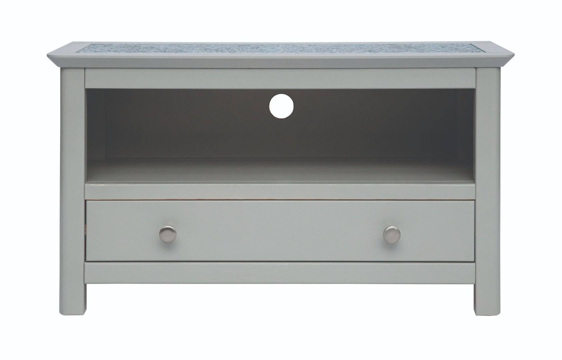 Core Products Perth Grey Handcrafted 1 Drawer TV Unit - Price Crash Furniture