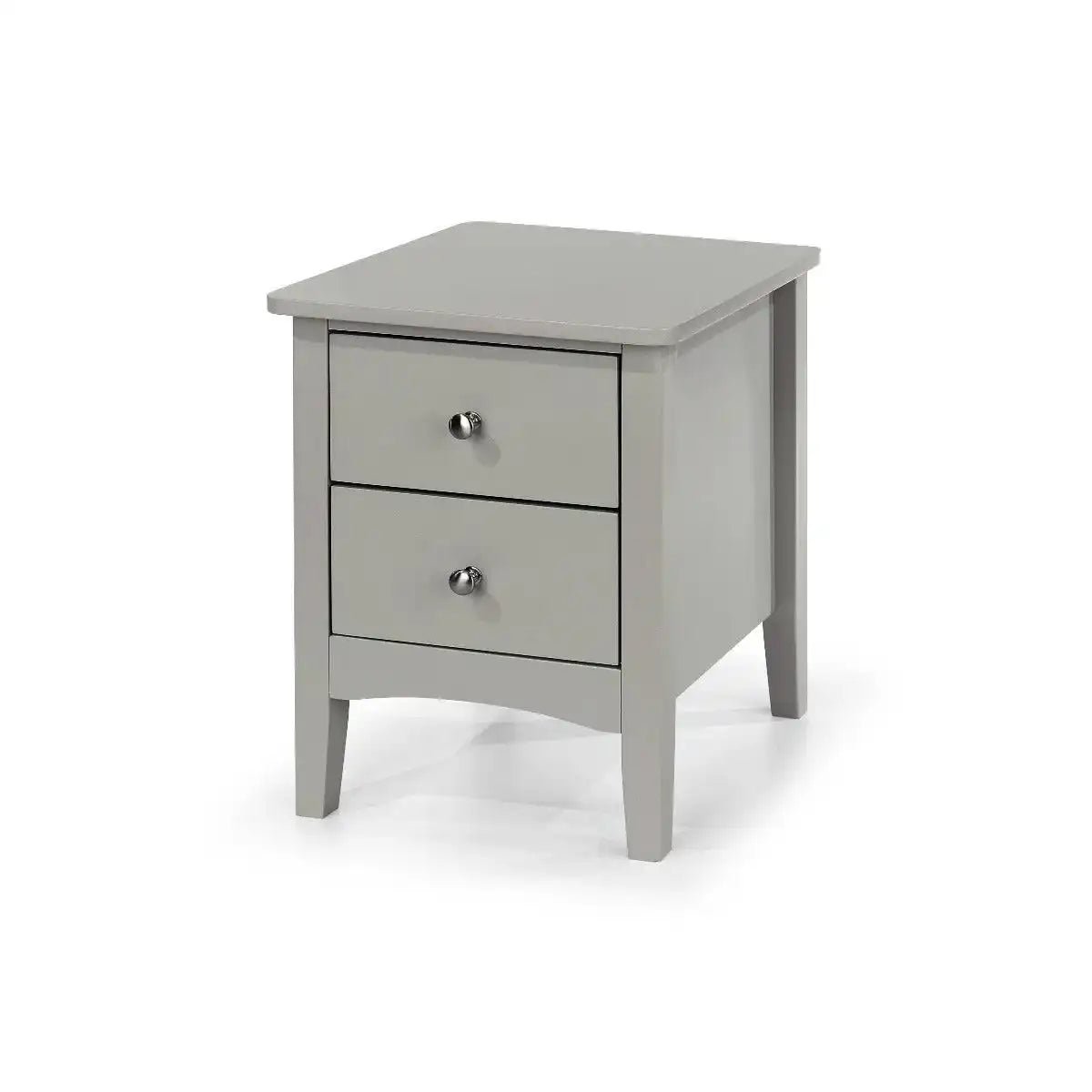 Core Products Como Light Grey 2 drawer petite beside cabinet - Price Crash Furniture