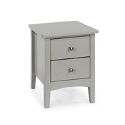 Core Products Como Light Grey 2 drawer petite beside cabinet - Price Crash Furniture