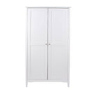 Core Products Como White 2 door wardrobe - Price Crash Furniture