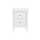 Core Products Como White 2 drawer beside cabinet - Price Crash Furniture