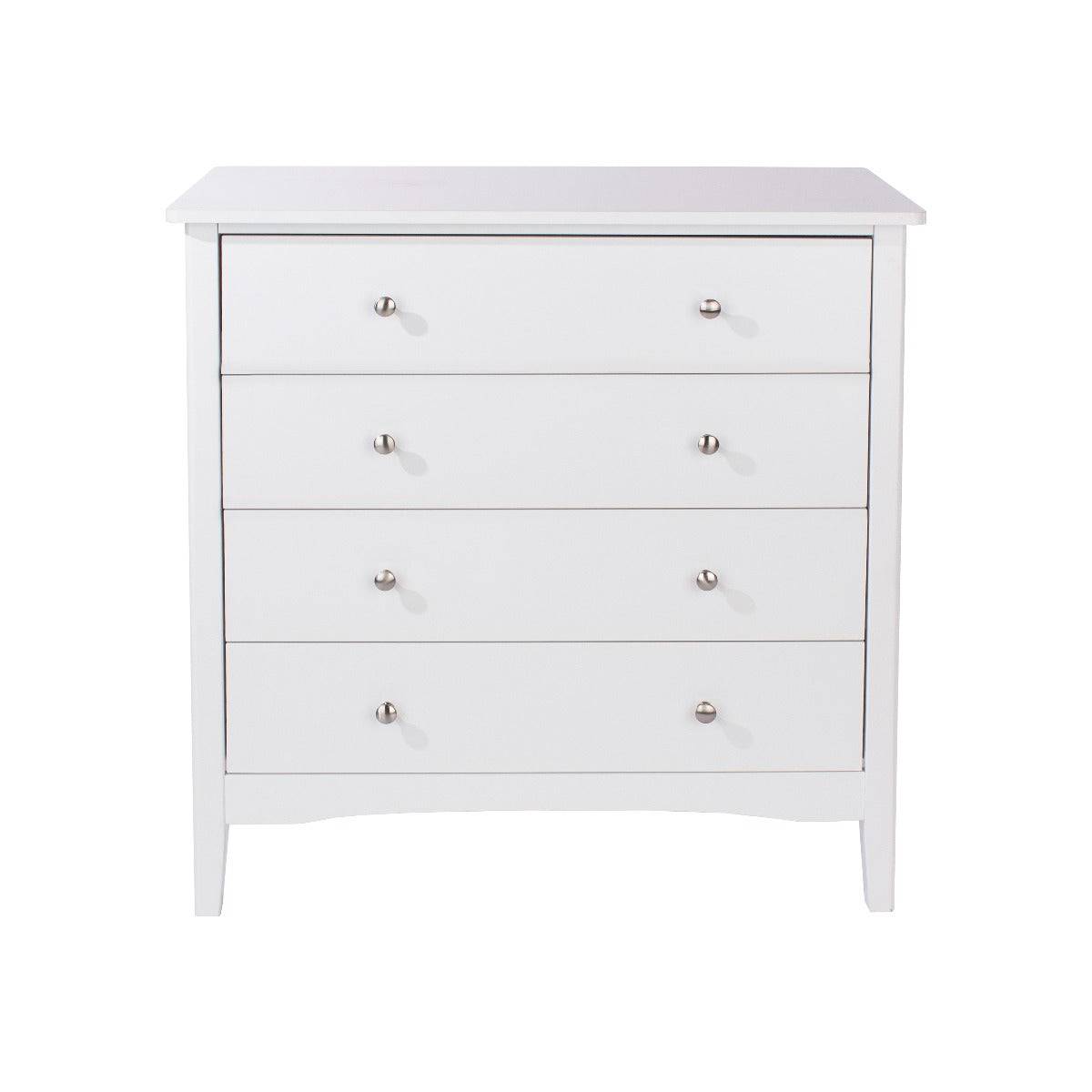 Core Products Como White 4 drawer chest - Price Crash Furniture