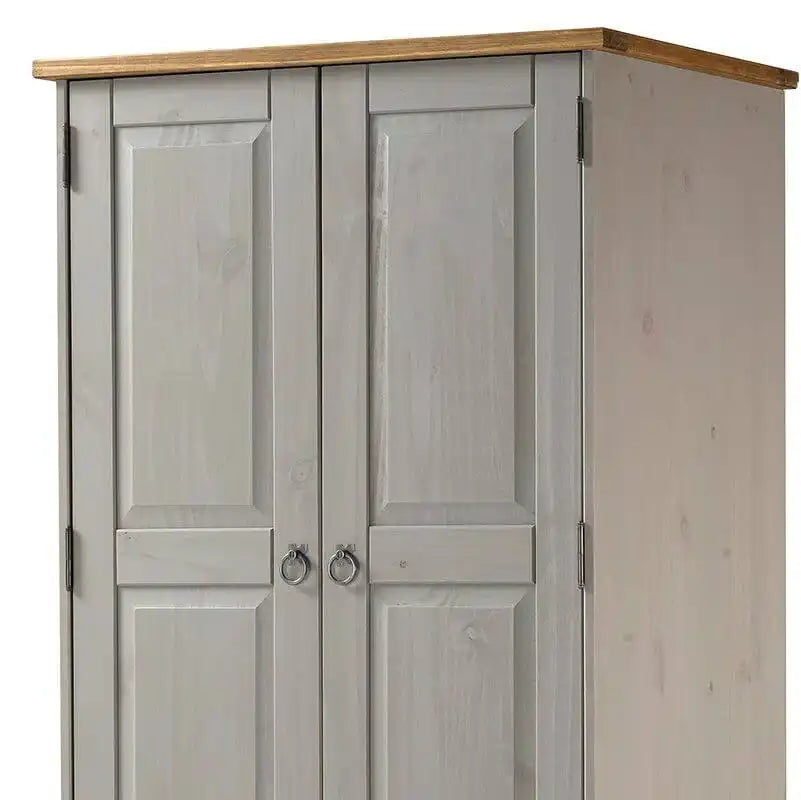 Core Products Corona Grey 2 Door & 3 Drawer Wardrobe - Price Crash Furniture