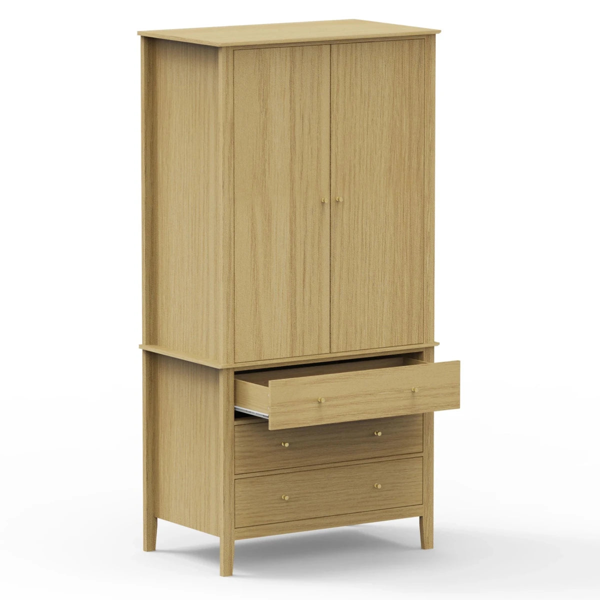 Core Products Henley 2 Door, 3 Drawer Wardrobe - Price Crash Furniture