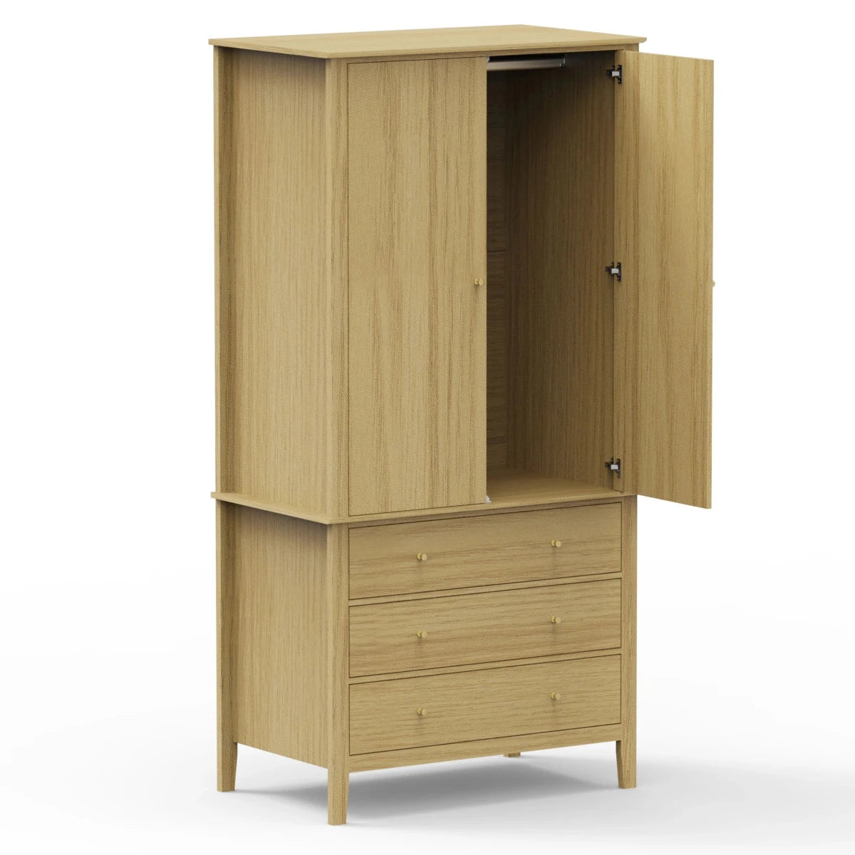 Core Products Henley 2 Door, 3 Drawer Wardrobe - Price Crash Furniture
