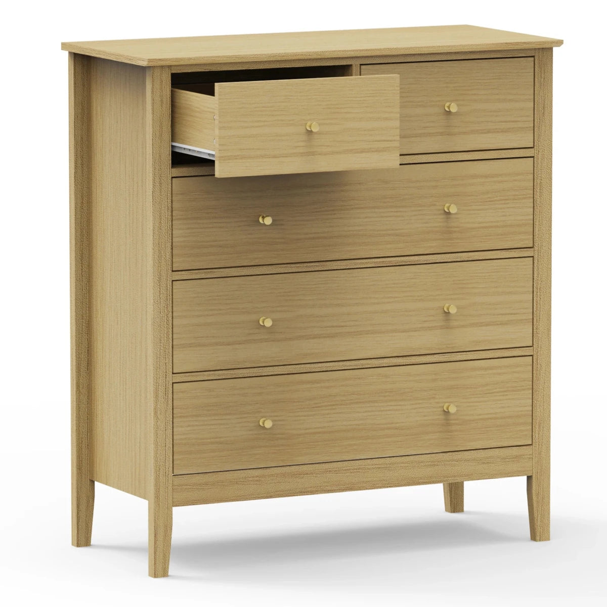 Core Products Henley 3+2 5 Drawer Wide Chest of Drawers Unit - Price Crash Furniture