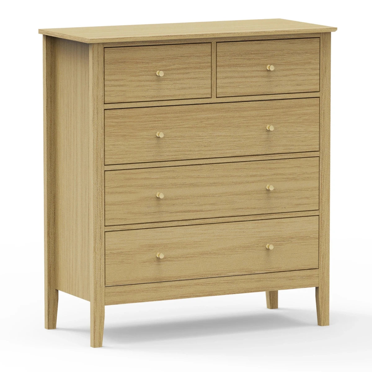 Core Products Henley 3+2 5 Drawer Wide Chest of Drawers Unit - Price Crash Furniture
