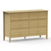 Core Products Henley 6 Drawer Double Extra Wide (3+3) Chest of Drawers - Price Crash Furniture
