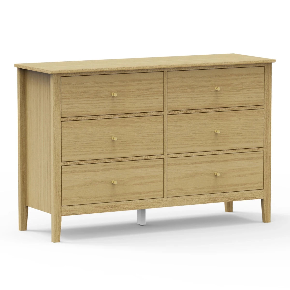 Core Products Henley 6 Drawer Double Extra Wide (3+3) Chest of Drawers - Price Crash Furniture