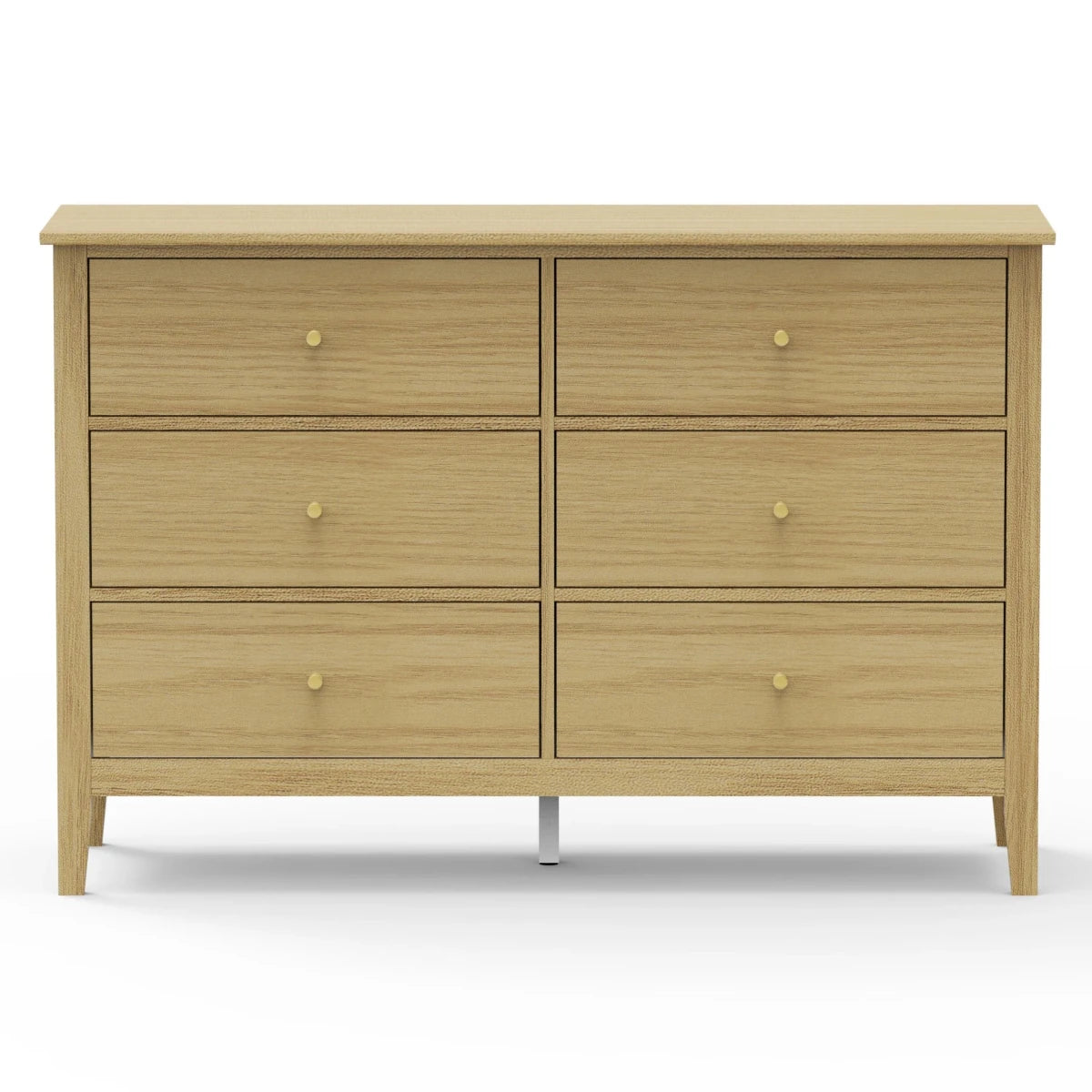 Core Products Henley 6 Drawer Double Extra Wide (3+3) Chest of Drawers - Price Crash Furniture