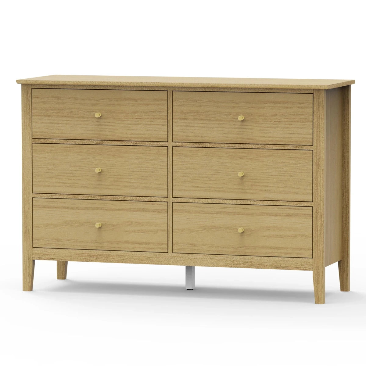 Core Products Henley 6 Drawer Double Extra Wide (3+3) Chest of Drawers - Price Crash Furniture