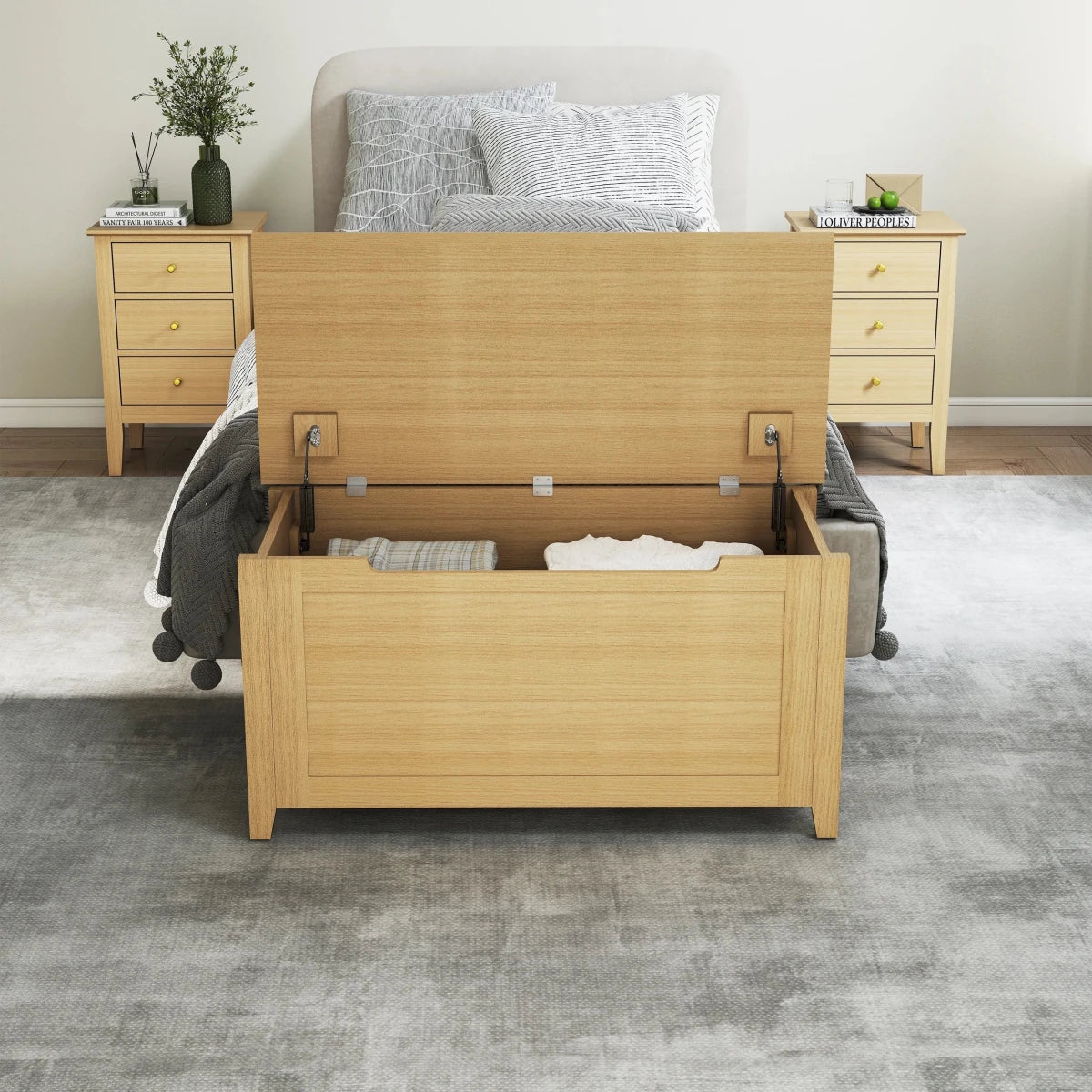Core Products Henley Ottoman Blanket Storage Trunk - Price Crash Furniture