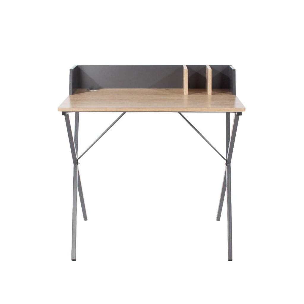 Loft Study Desk With Cross Legs - Price Crash Furniture