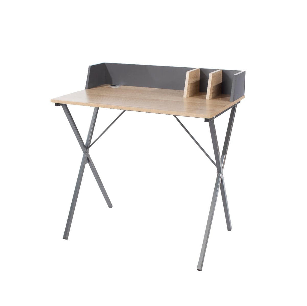 Loft Study Desk With Cross Legs - Price Crash Furniture