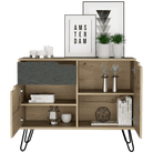 Core Manhattan Bleached Pine 2 Door 1 Drawer Sideboard - Price Crash Furniture
