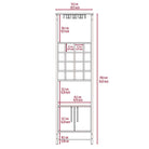 Core Products Brooklyn 2 Door Tall Wine Rack - Price Crash Furniture