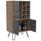 Core Vegas Bleached Oak Effect Wine Cabinet - Price Crash Furniture