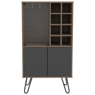 Core Vegas Bleached Oak Effect Wine Cabinet - Price Crash Furniture