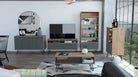 Core Vegas Bleached Oak Effect Wine Cabinet - Price Crash Furniture