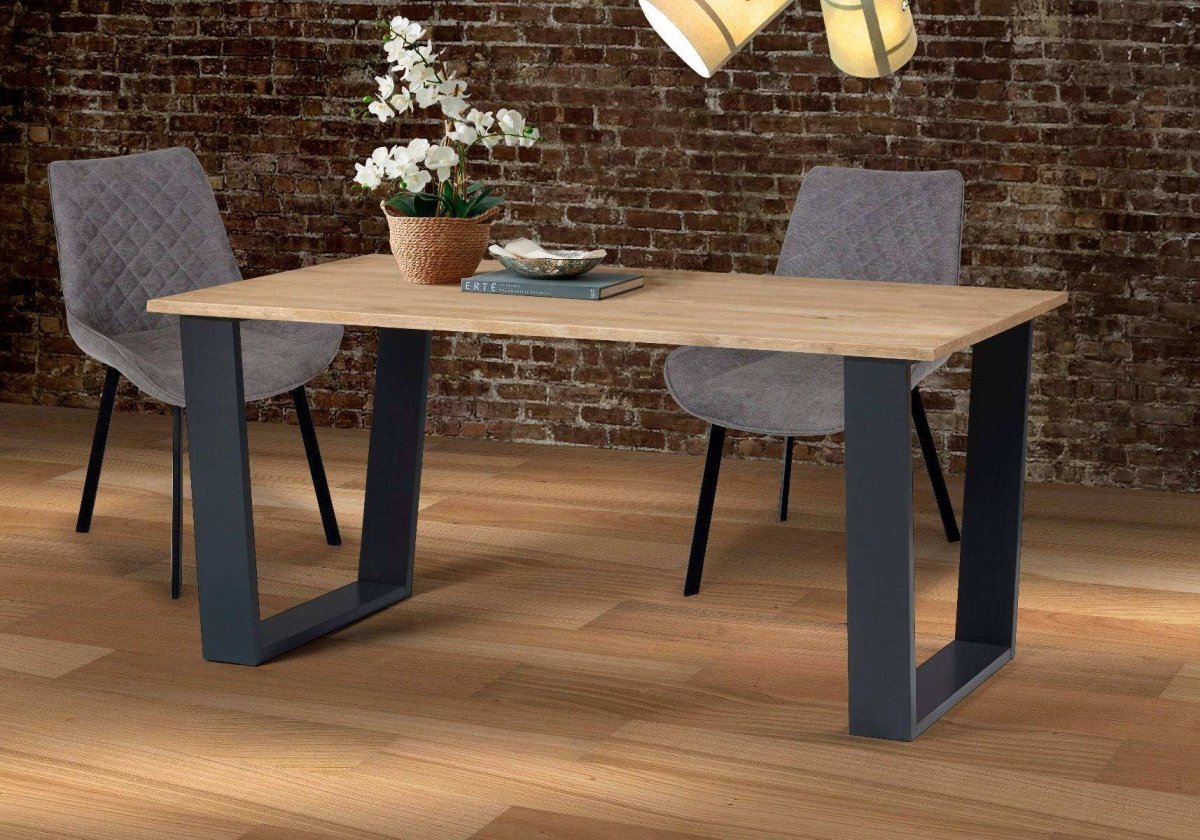Core Products Texas Antique Wax Large Rectangular Dining Table - Price Crash Furniture