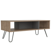 Core Vegas Bleached Oak Effect Coffee Table - Price Crash Furniture